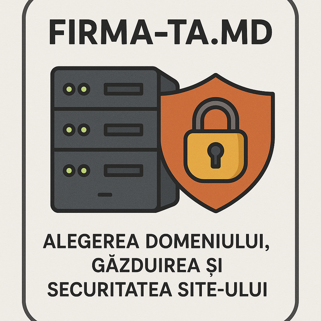 Alegerea domeniului, găzduirea și securitatea site-ului